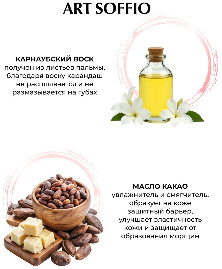 ART SOFFIO Matte Lips карандаш 0332 Шоколадная Мокка - ForteMarket ART SOFFIO Matte Lips карандаш 0332 Шоколадная Мокка купить,0
