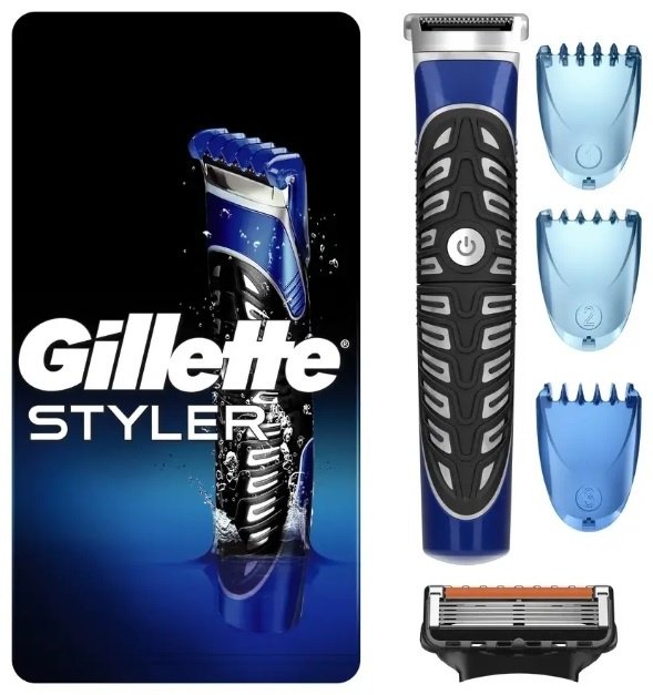 Gillette триммер для бороды и усов, универсальное, для окантовки Styler