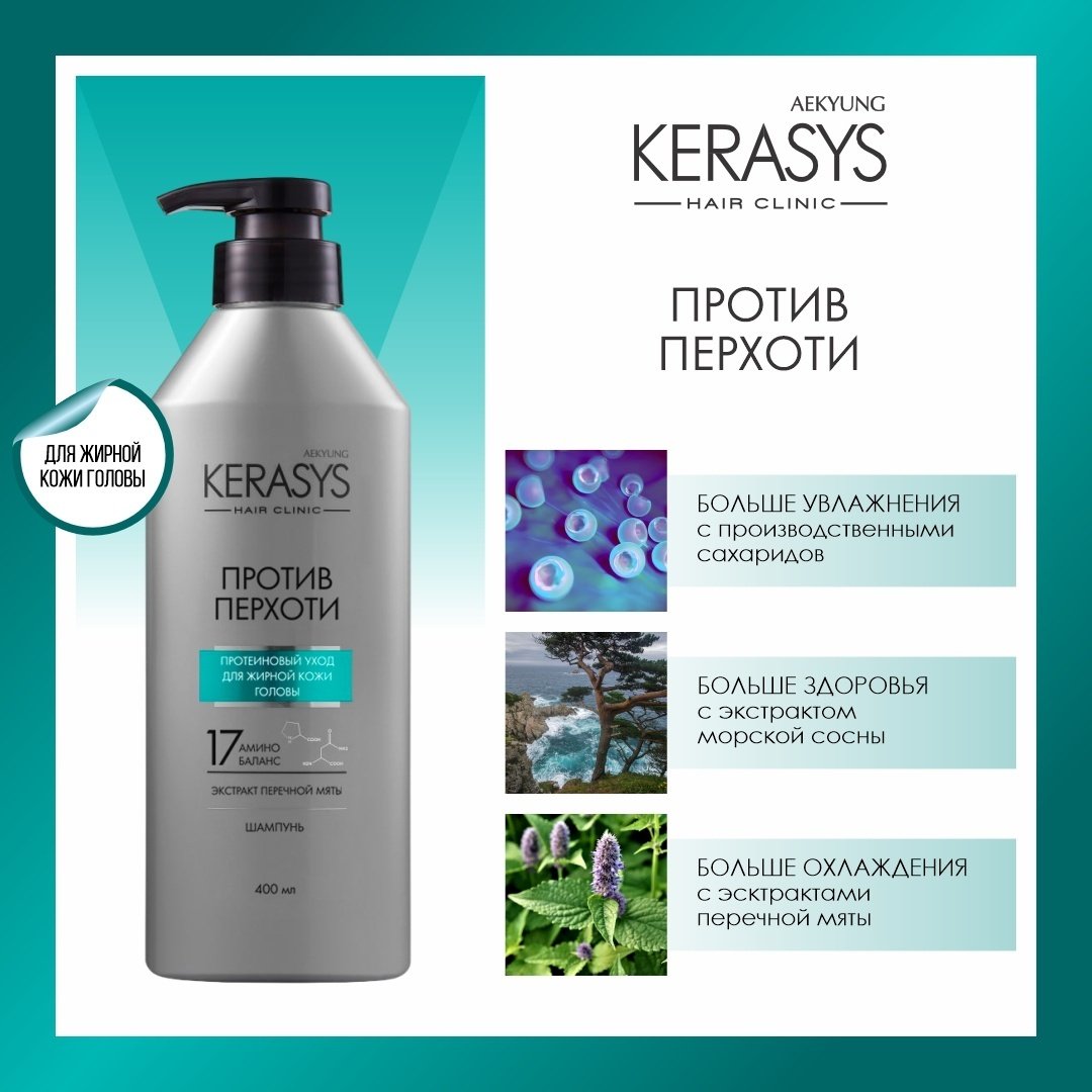 KeraSys Anti-Dandruff шампунь 400 мл - ForteMarket KeraSys Anti-Dandruff шампунь 400 мл купить,0