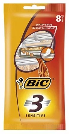 Bic 3 Sensitive бритвенный станок 8 шт