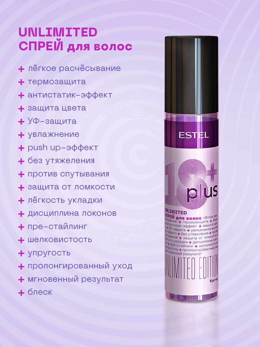 ESTEL PROFESSIONAL 18&#43; Plus спрей-кондиционер 200 мл купить,0