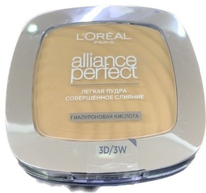 Пудра Loreal Paris Alliance Perfect сухая 3.D/3.W светло-бежевый