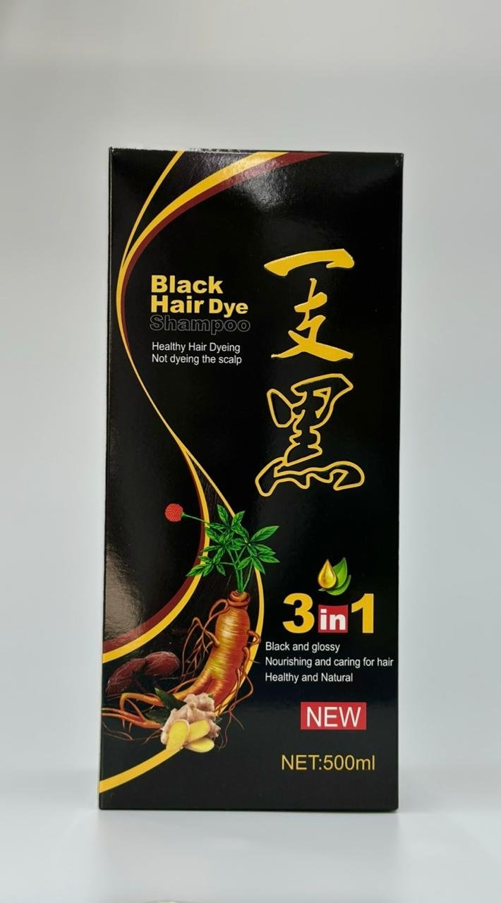Meidu Black Hair Dye (Черный) шампунь оттеночный 500 мл