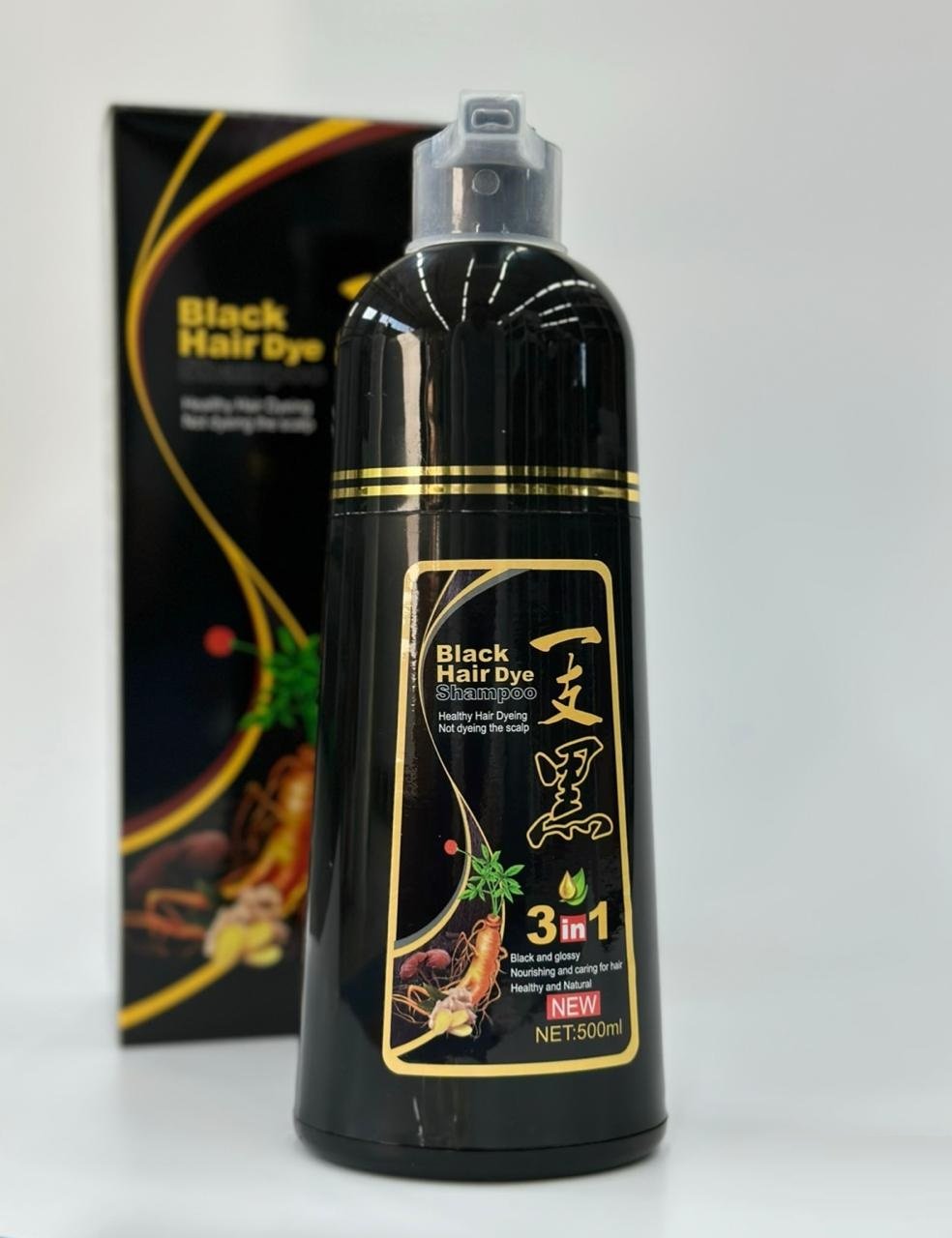 Meidu Black Hair Dye (Черный) шампунь оттеночный 500 мл - ForteMarket Meidu Black Hair Dye (Черный) шампунь оттеночный 500 мл купить,0