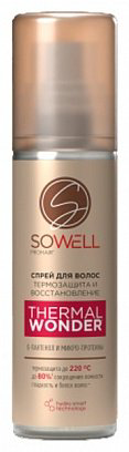 Sowell Thermal Wonder термозащита и восстановление спрей-кондиционер 200 мл купить,NaN