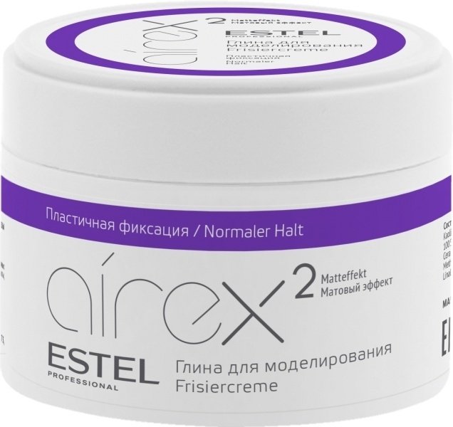 ESTEL PROFESSIONAL Airex 2 глина средняя фиксация 65 мл купить,0