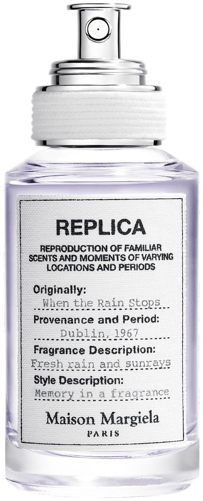 MAISON MARGIELA When the Rain Stops туалетная вода EDT 30 мл купить,49490