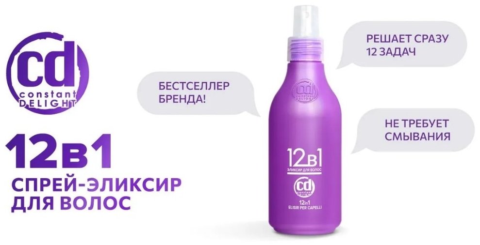 Constant Delight 12в1 эликсир 200 мл - ForteMarket Constant Delight 12в1 эликсир 200 мл купить,0