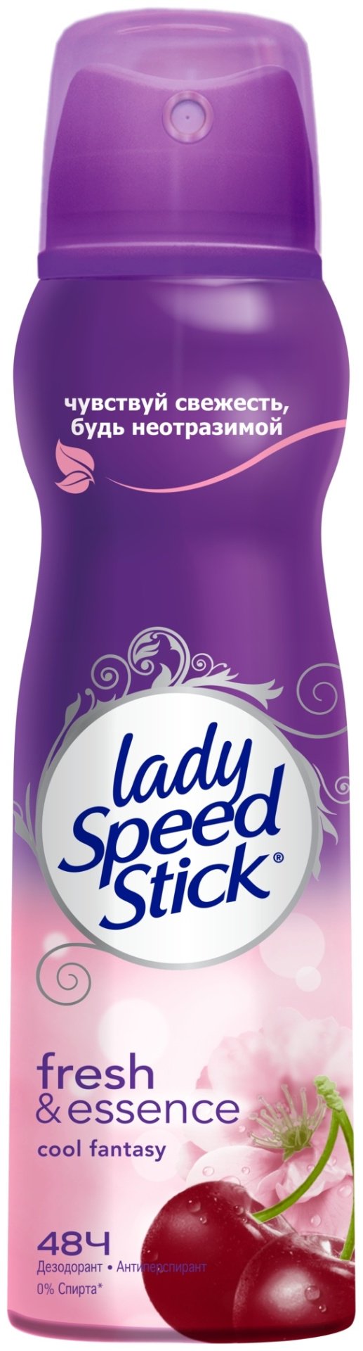 Lady Speed Stick Fresh &amp; Essence Вишня дезодорант-антиперспирант для женщин 150 мл купить,0