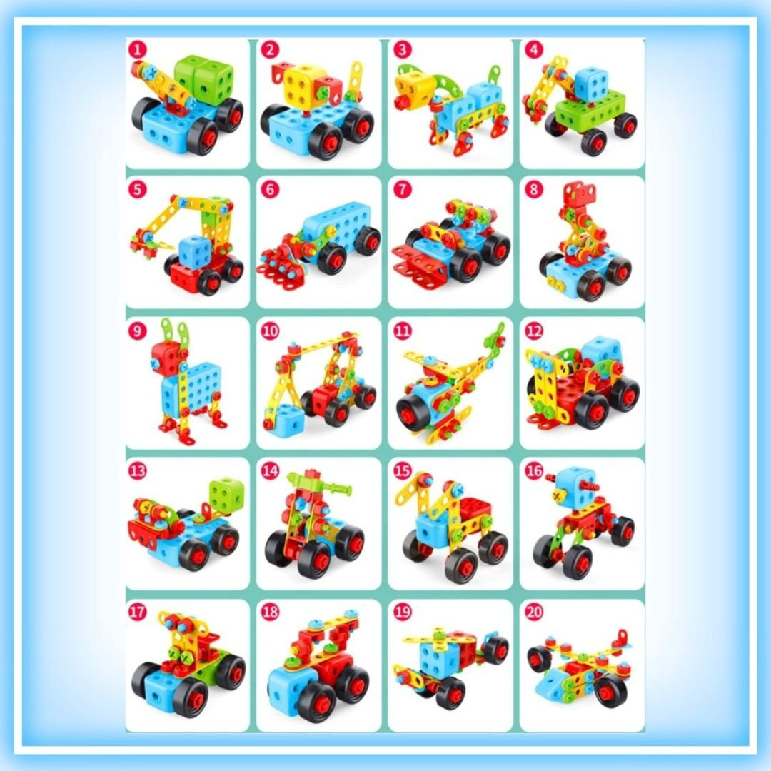 Конструктор Puzzle Creative 3D, деталей 404 шт купить,NaN