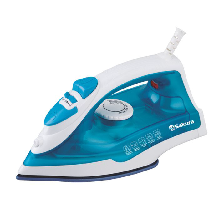 Утюг Sakura 3062CG голубой купить,NaN