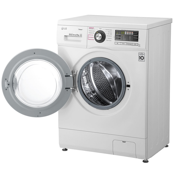 Стиральная машина LG F1296NDS3 белая 