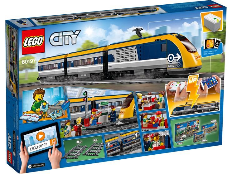 Конструктор Lego City Пассажирский поезд 60197 купить,NaN