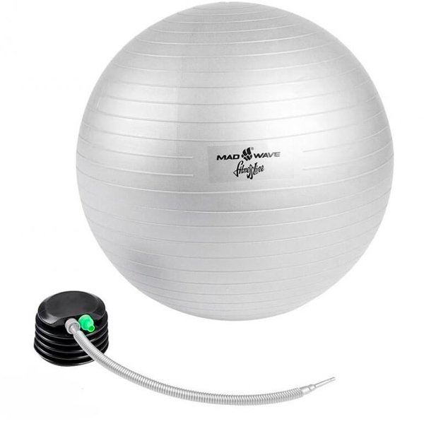 Мяч для фитнеса Madwave Anti 26 см серый