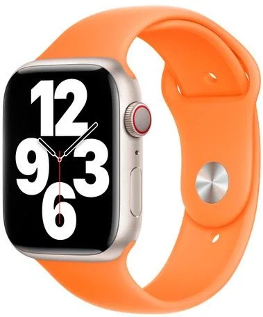 Ремешок Apple Sport Band Regular Orange MR2R3ZM/A 45mm оранжевый
