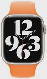 Ремешок Apple Sport Band Regular Orange MR2R3ZM/A 45mm оранжевый