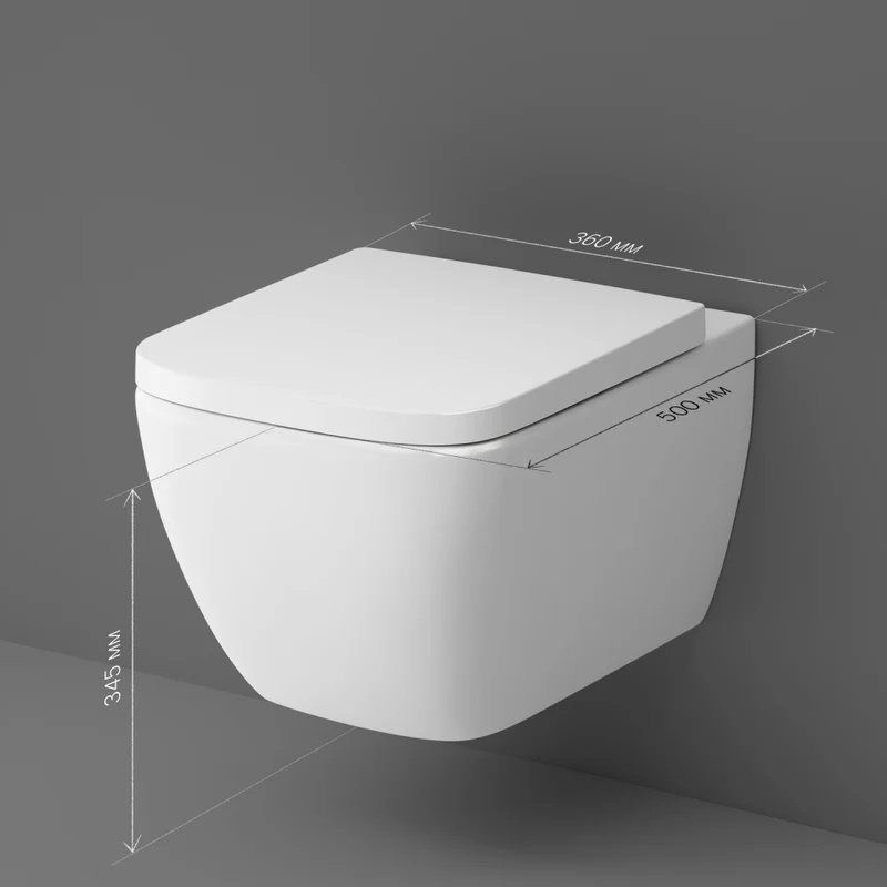 Унитаз AM.PM C901701SC Gem FlashClean белый купить,NaN