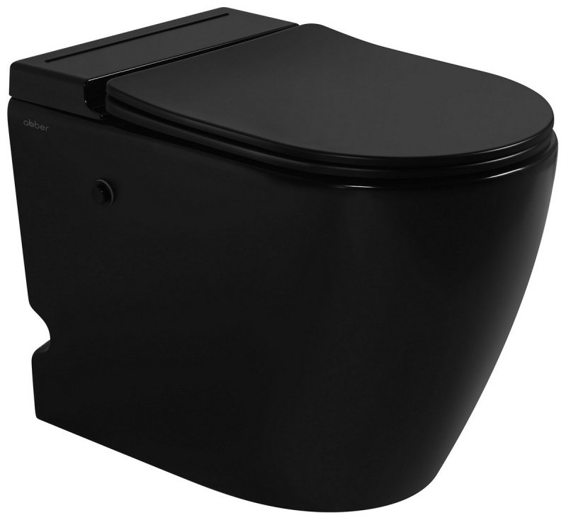 Унитаз Abber AC1115PMB черный купить,347553
