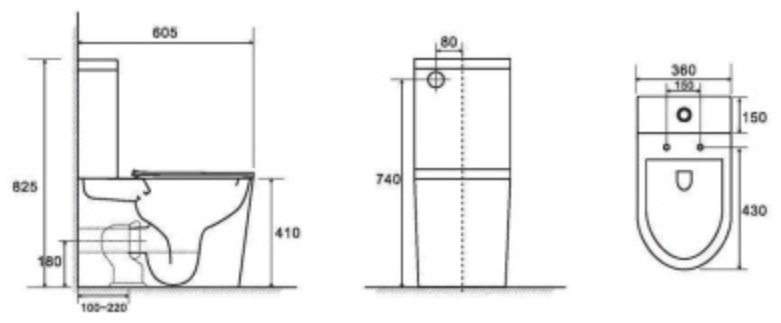 Унитаз Calypso CS2149UQ-TK белый купить,NaN