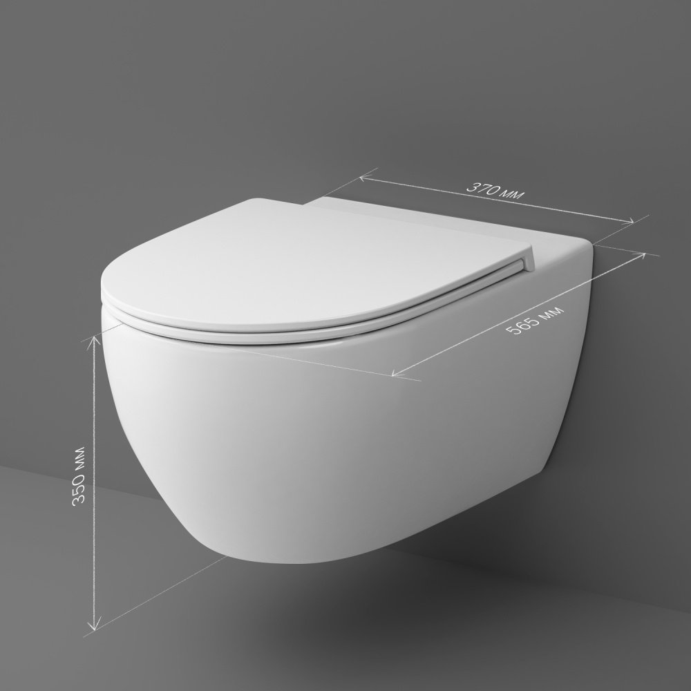Унитаз AM.PM C111700WH Awe FlashClean белый