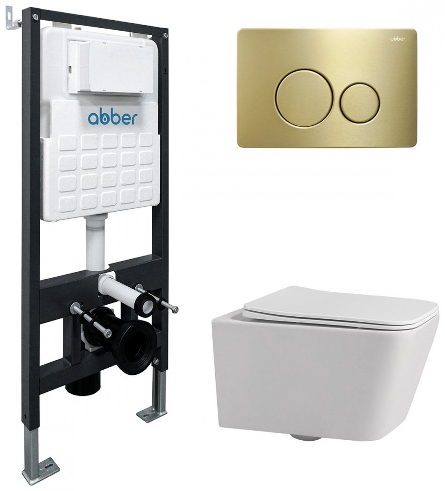 Унитаз Abber AC1201-AC0105-AC0121MMG купить,224500