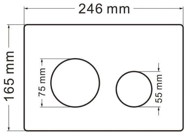 Унитаз Abber AC1201MB с инсталляцией черный
