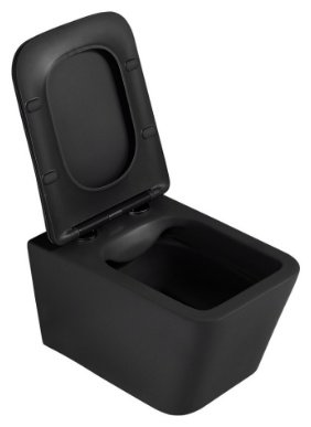 Унитаз Abber AC1201MB-AC0105-AC0120MCH с инсталляцией черный купить,271600