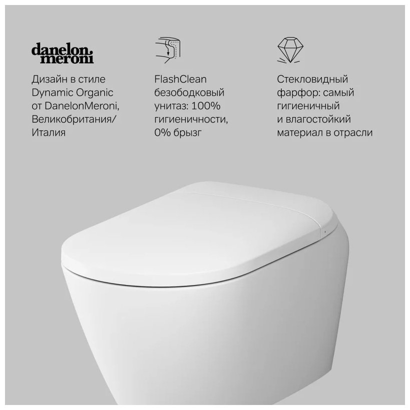 AM.PM унитаз-биде TouchReel CCC301700SC Sensation, санфарфор купить,0