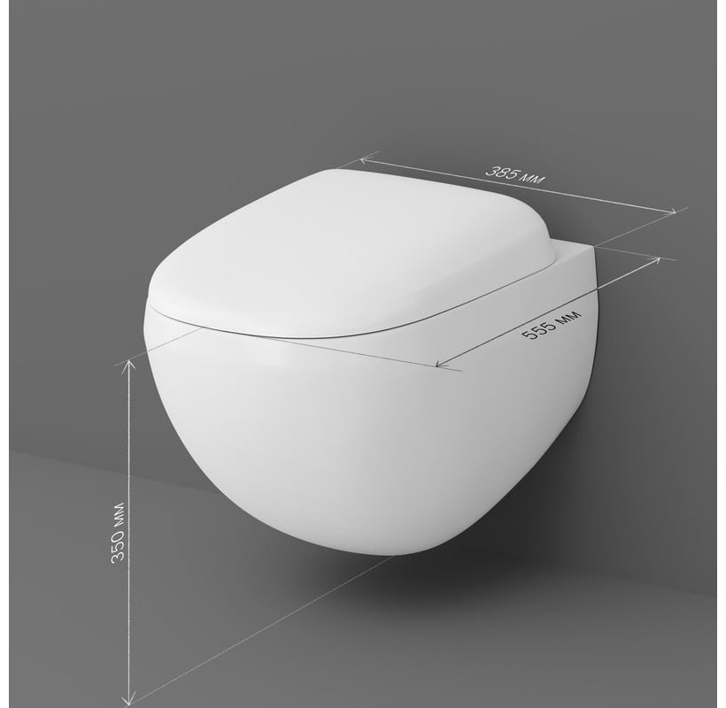 Унитаз AM.PM C301700WH белый купить,NaN