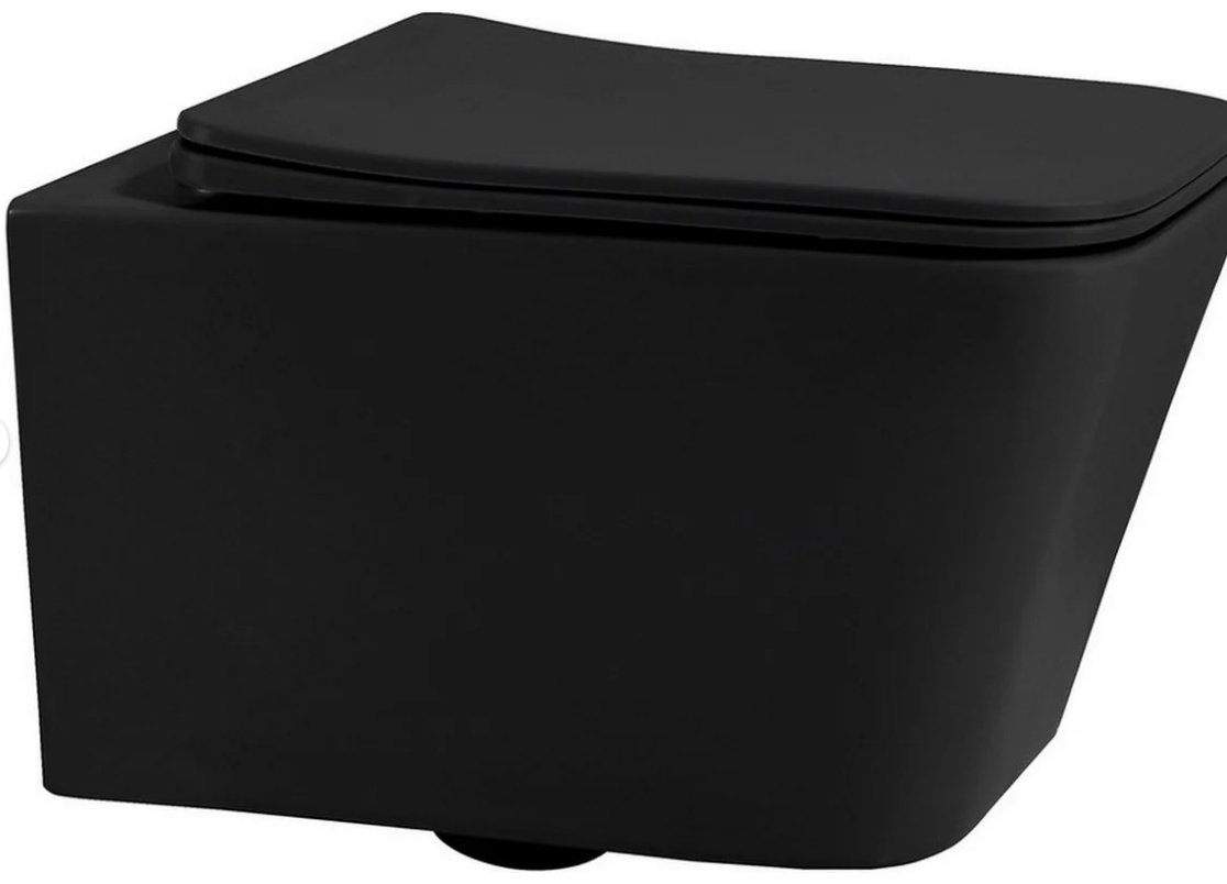 Унитаз Abber AC1201MB-AC0105-AC0120RG с инсталляцией черный купить,291800