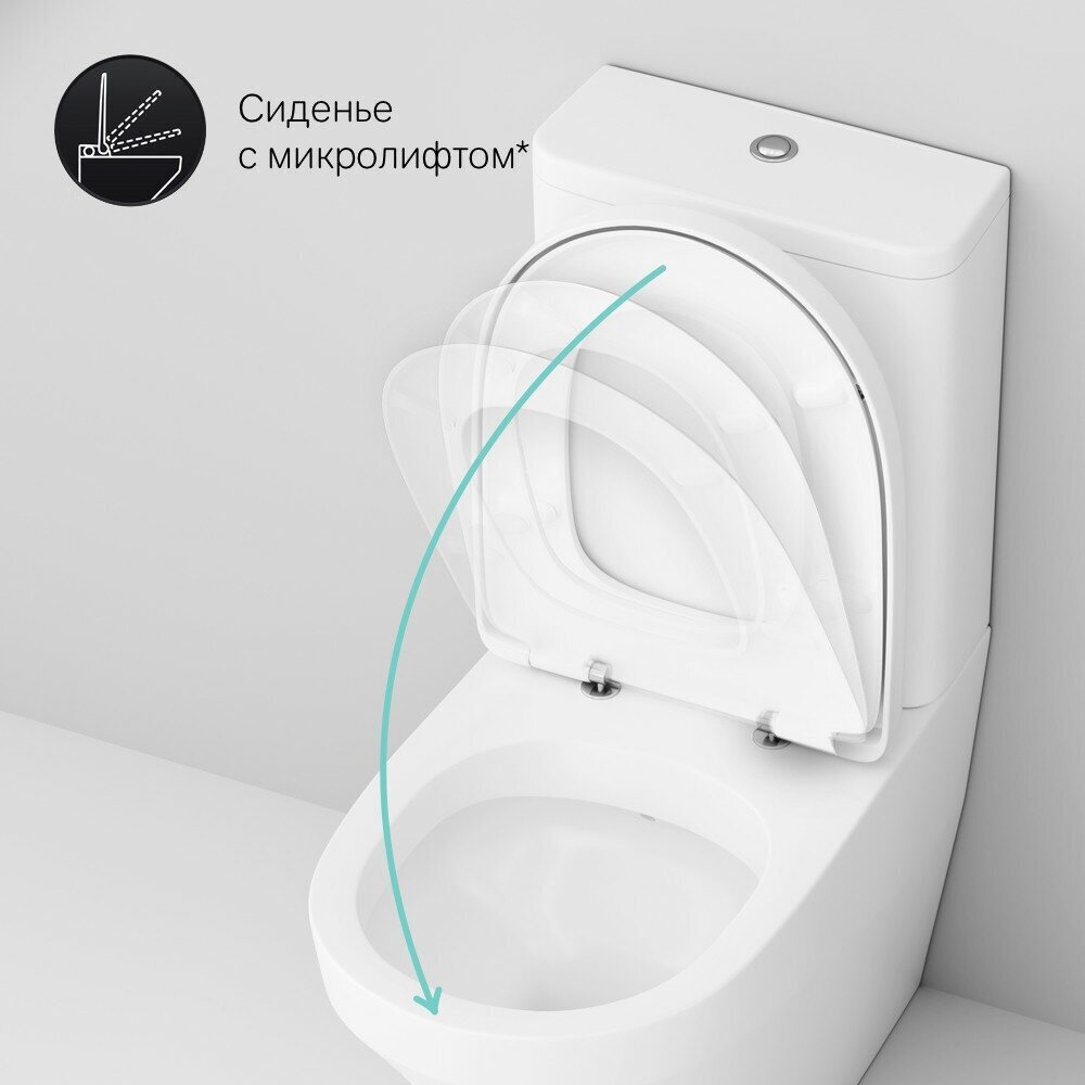 AM.PM унитаз-компакт C508607WH, санфарфор - ForteMarket AM.PM унитаз-компакт C508607WH, санфарфор купить,0