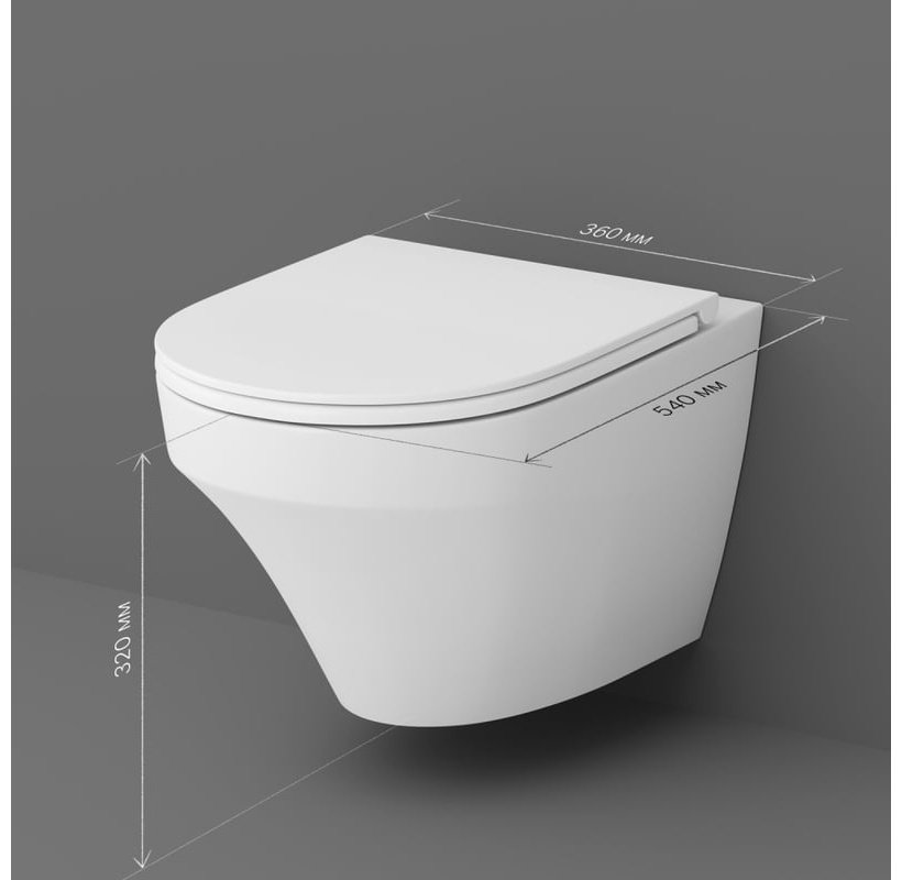 Унитаз AM.PM C501700WH белый купить,NaN
