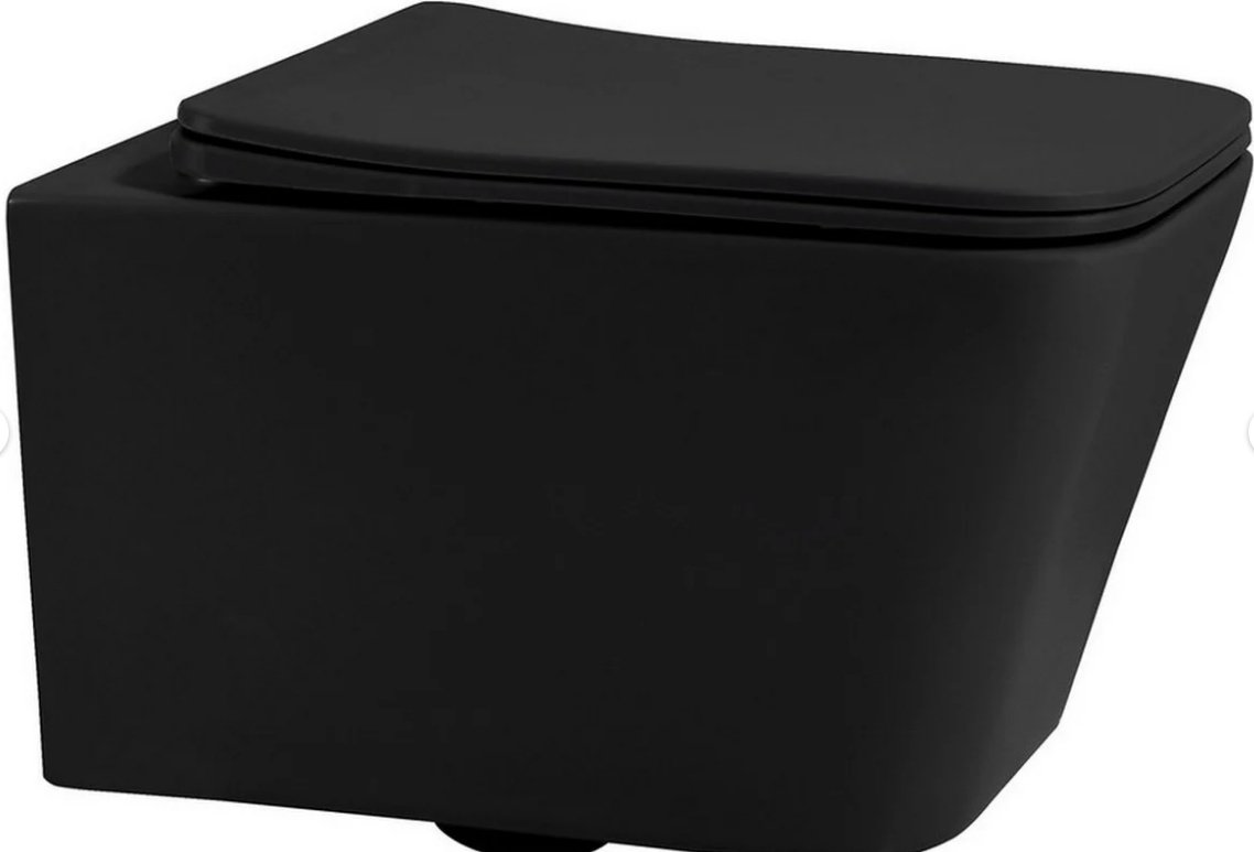 Унитаз Abber AC1201MB-AC0105-AC0121 с инсталляцией  черный купить,271600
