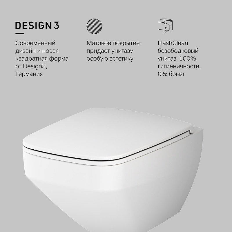 AM.PM унитаз C50A1700MWSC, санфарфор - ForteMarket AM.PM унитаз C50A1700MWSC, санфарфор купить,0