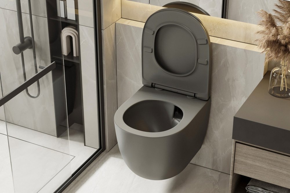 Abber унитаз Bequem AC1101TMG, санфаянс купить,0