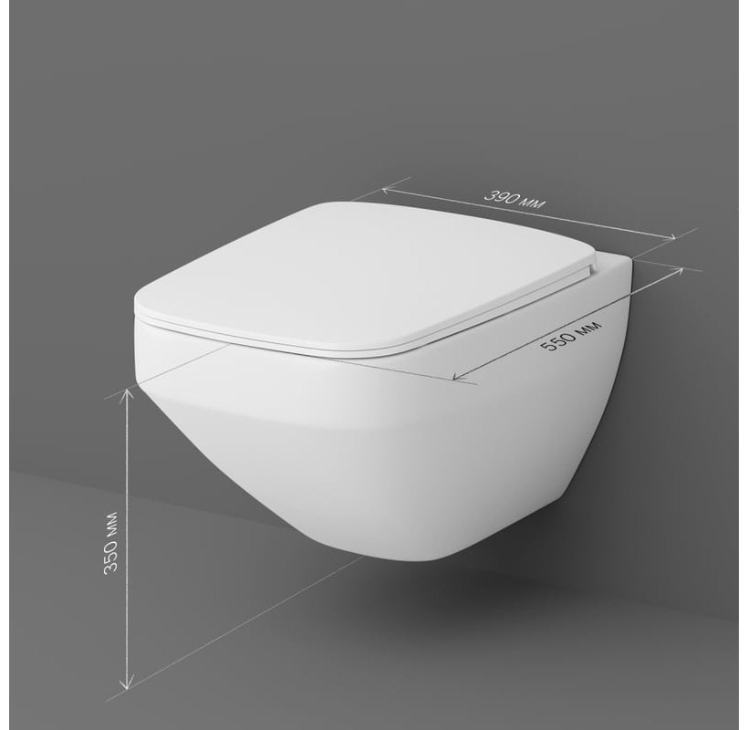 Унитаз AM.PM C50A1700SC белый купить,NaN