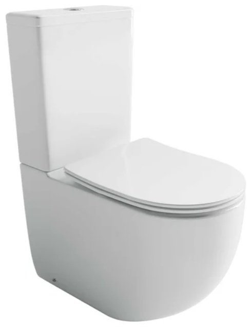 Унитаз Ceramicanova CN4001T-B белый