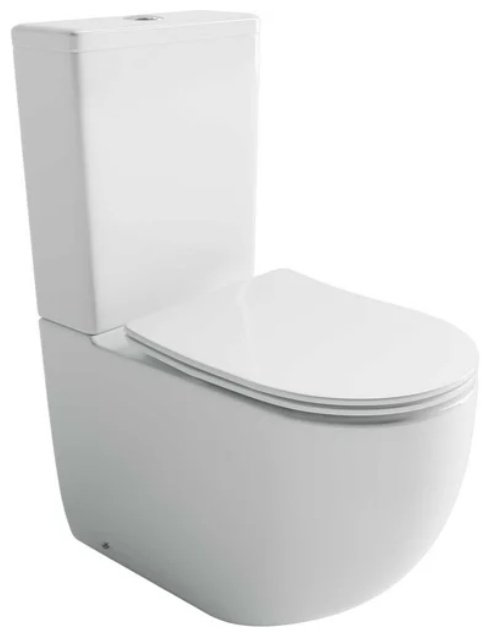 Унитаз Ceramicanova CN4001T-B белый