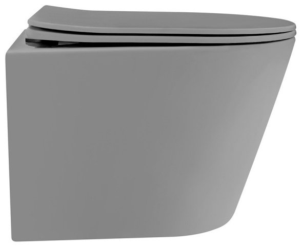 Унитаз Abber Bequem AC1102TMG серый купить,236400