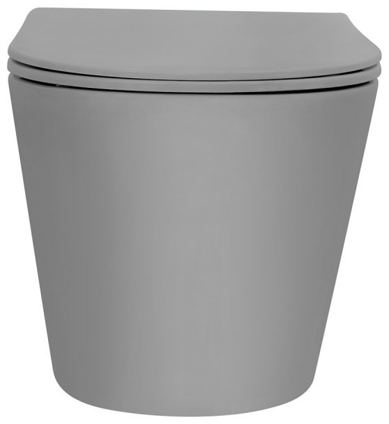 Унитаз Abber Bequem AC1102TMG серый купить,236400