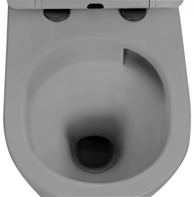Унитаз Abber Bequem AC1102TMG серый