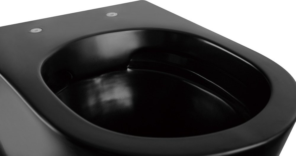 Унитаз Abber Bequem AC1103MB черный купить,222200