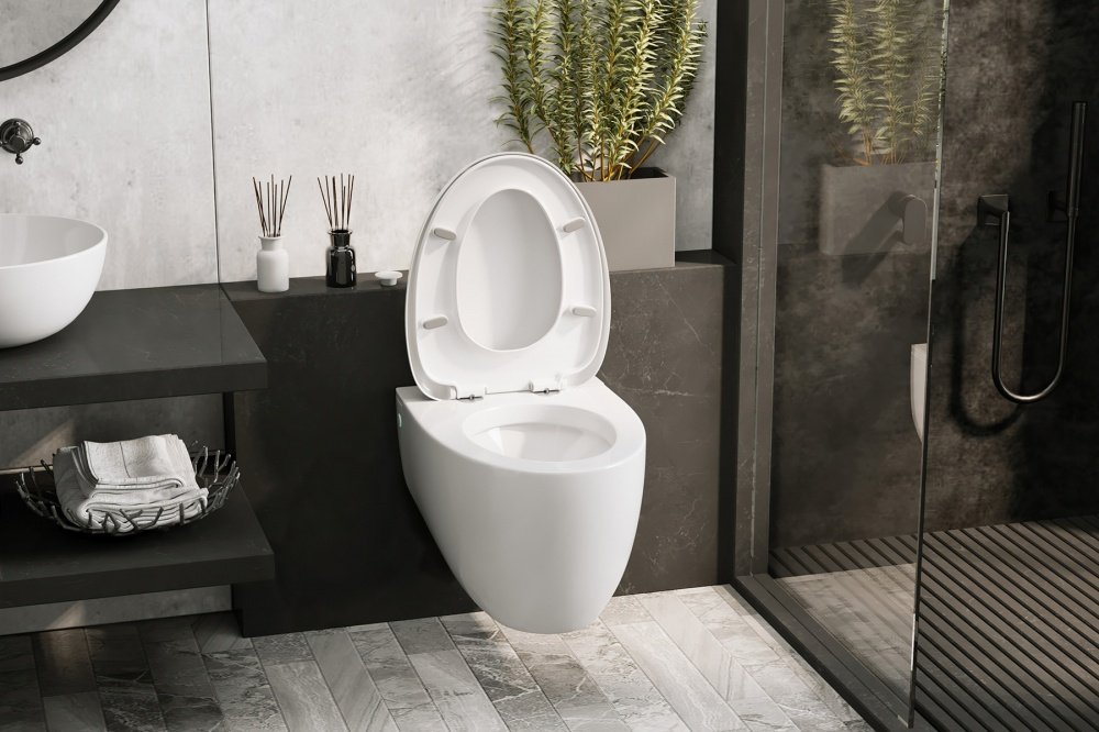 Abber унитаз Bequem AC1107P, керамика купить,0