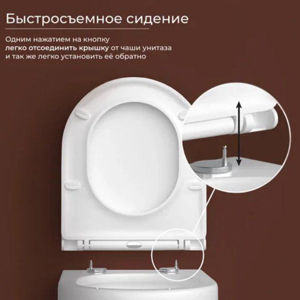 Унитаз Ceramicanova CN4007 белый купить,266859