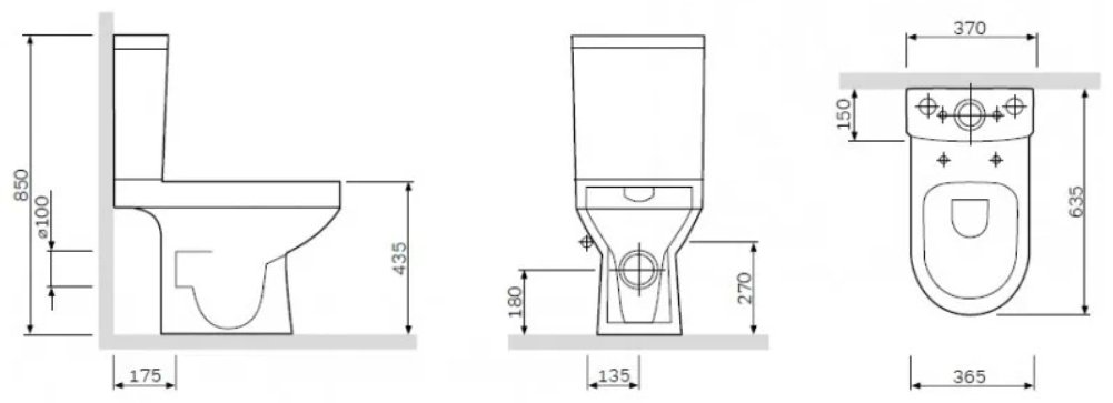 Унитаз AM.PM C708600SC Spirit V2.0 FlashClean белый купить,NaN