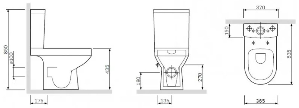 Унитаз AM.PM C708600SC Spirit V2.0 FlashClean белый купить,NaN