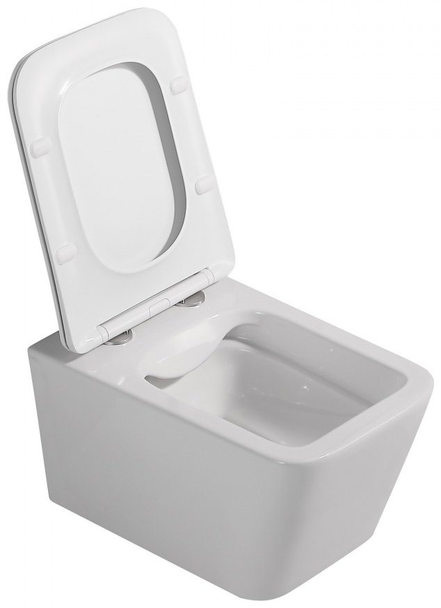 Унитаз Abber Rechteck AC1201 с инсталляцией белый