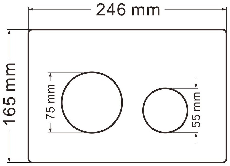Унитаз Abber Rechteck AC1201 с инсталляцией белый