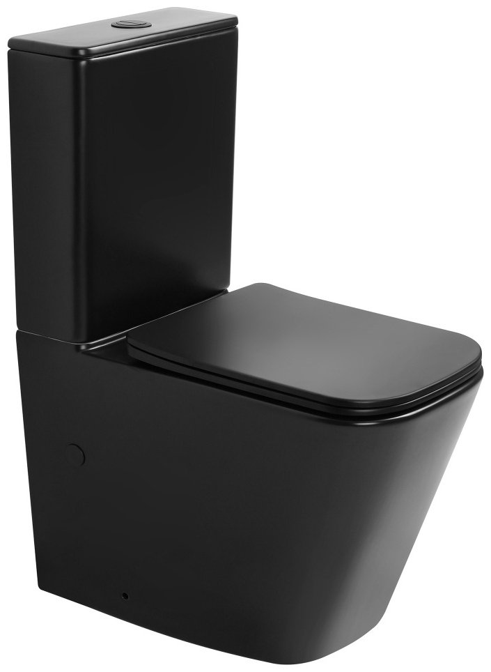 Унитаз Abber Rechteck AC1210TMB черный купить,241700