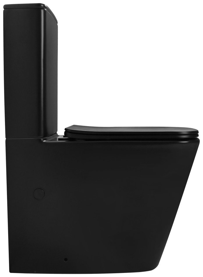 Унитаз Abber Rechteck AC1210TMB черный купить,241700